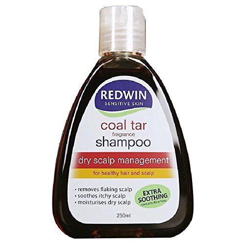 Redwin Coal Tar Shampoo 250ml PH Balanced Formula Dry Scalp