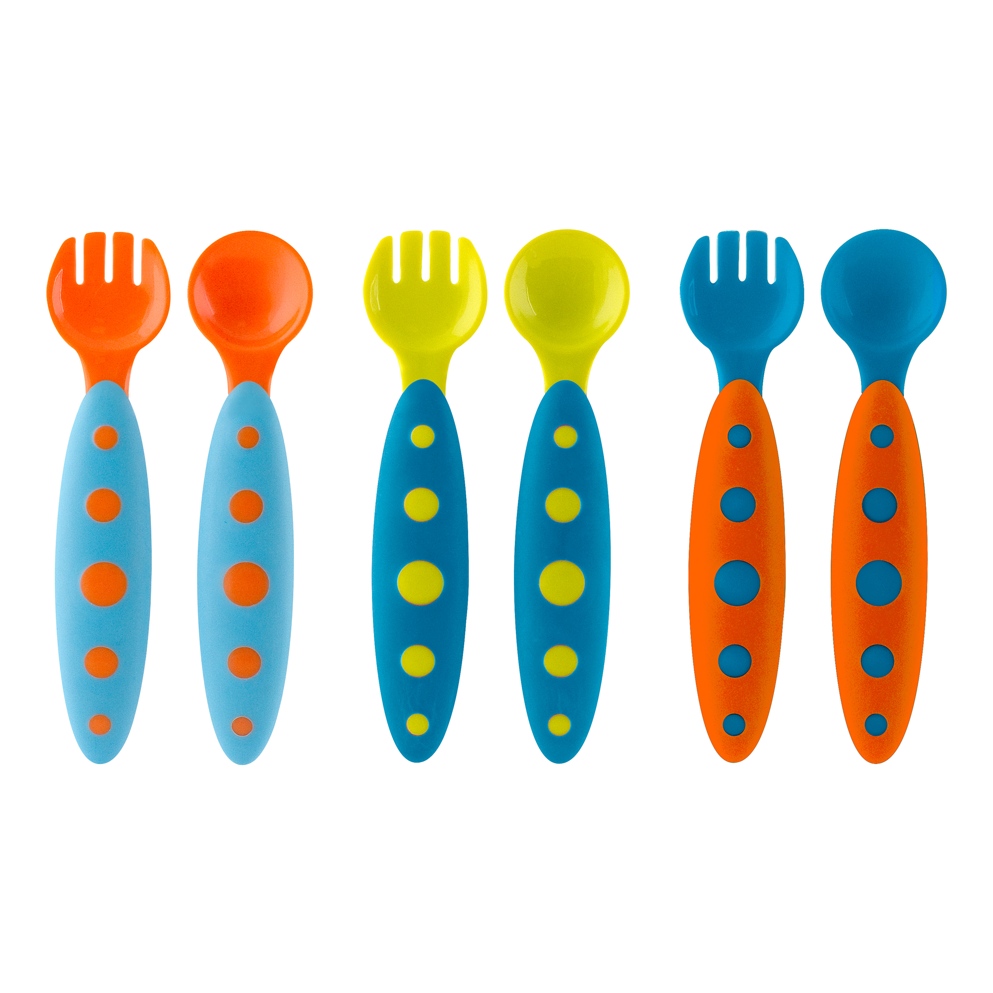 BPA PVC Free Ergonomic Design Boon Modware Toddler Utensils Fork Spoon Set 9m 
