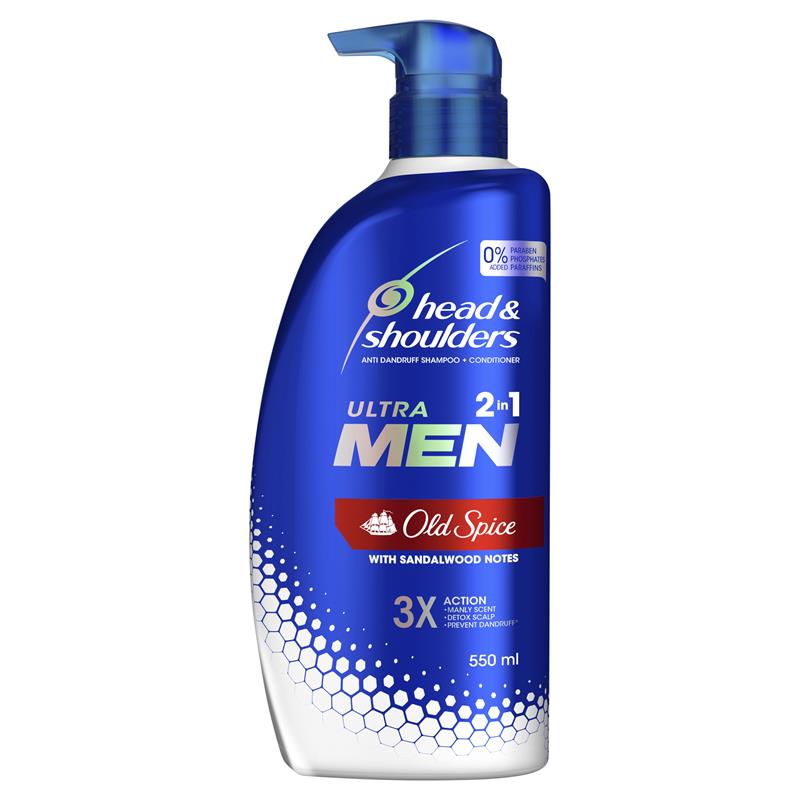 Head & Shoulders Old Spice Anti Dandruff Shampoo & Conditioner 550ml Head & Shoulders Head & Shoulders Old Spice Anti Dandruff Shampoo & Conditioner 550ml Head & Shoulders