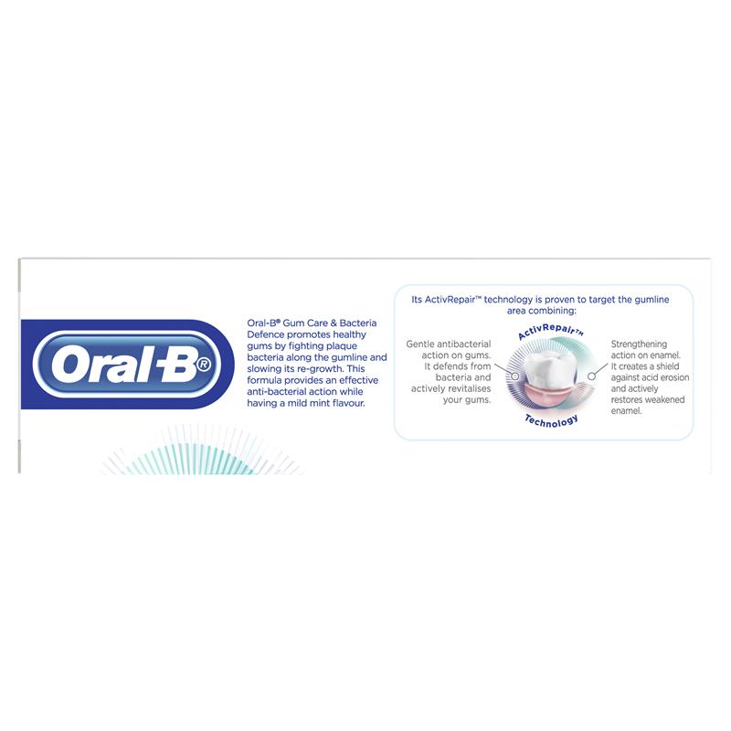 Oral B Toothpaste Gum Care & Bacteria Defence 110g